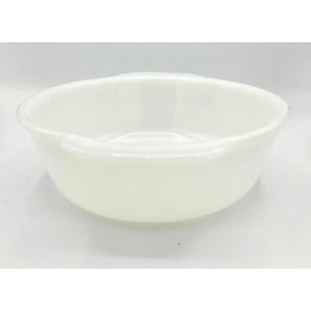 Vintage‎ Fire-King Peach Luster 1.5 Qt Casserole/Serving Bowl